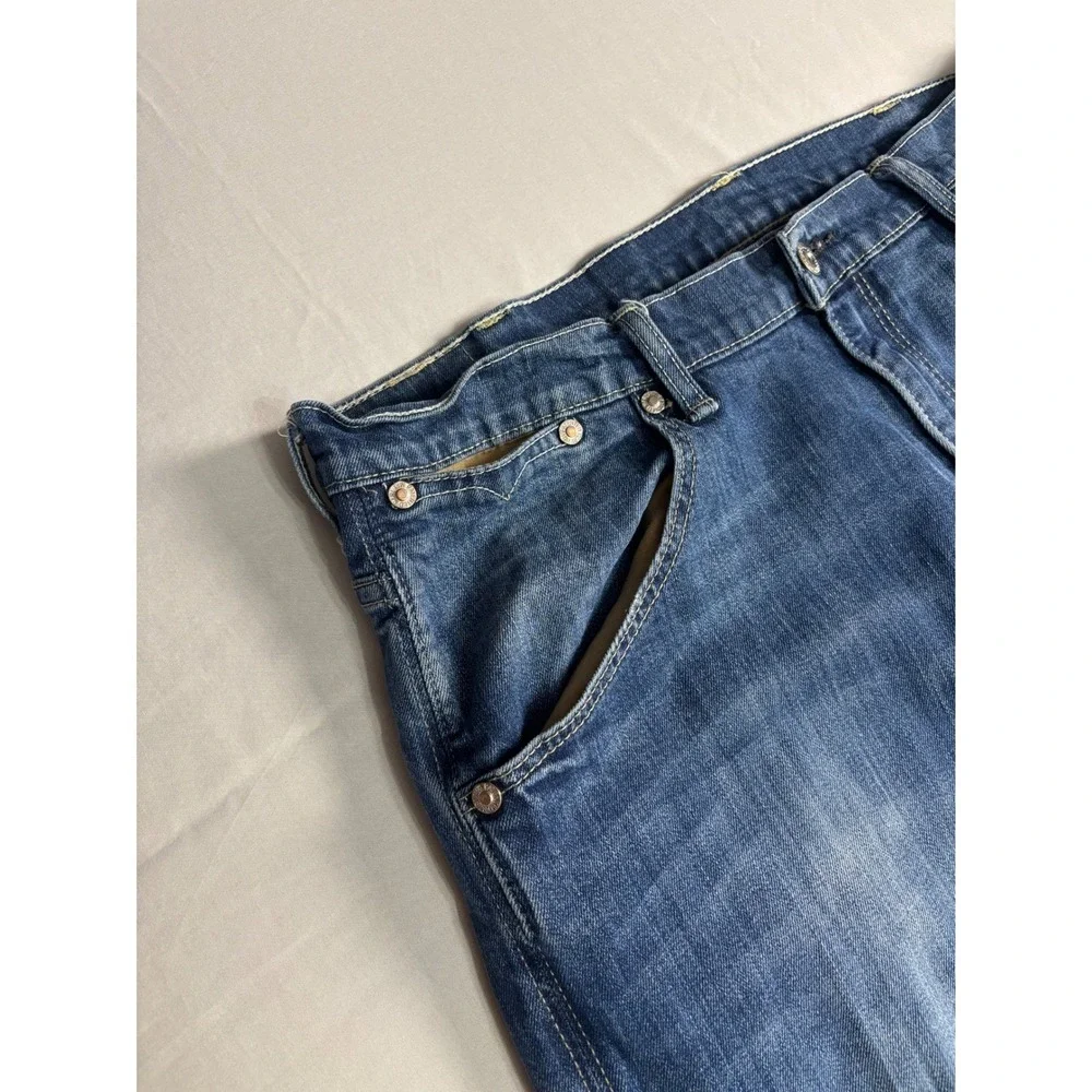 Levi's 514 Straight Fit Blue‎ Denim Jeans Mens 40x32 Medium Wash 00514-0406